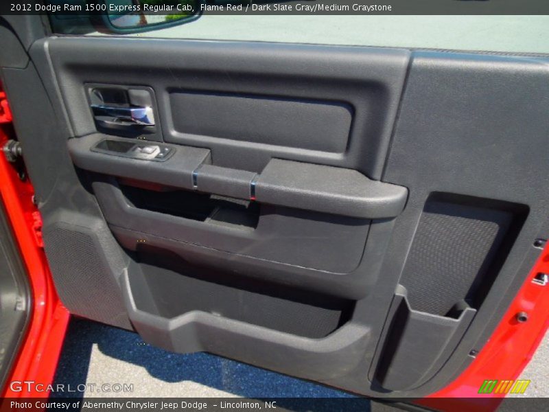 Flame Red / Dark Slate Gray/Medium Graystone 2012 Dodge Ram 1500 Express Regular Cab