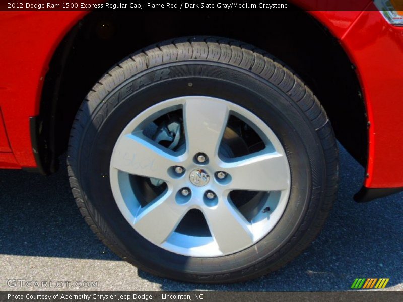 Flame Red / Dark Slate Gray/Medium Graystone 2012 Dodge Ram 1500 Express Regular Cab