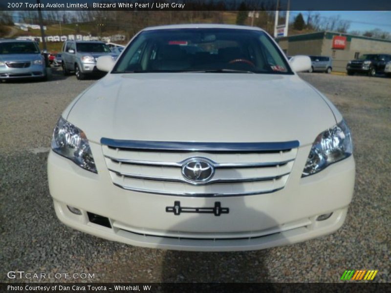 Blizzard White Pearl / Light Gray 2007 Toyota Avalon Limited