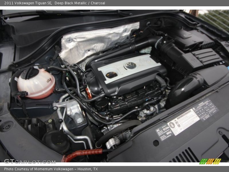 Deep Black Metallic / Charcoal 2011 Volkswagen Tiguan SE