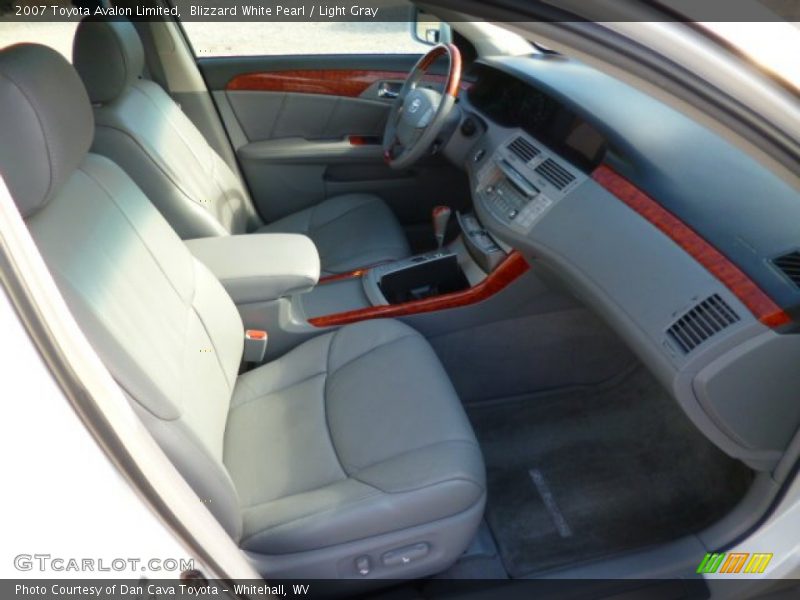 Blizzard White Pearl / Light Gray 2007 Toyota Avalon Limited
