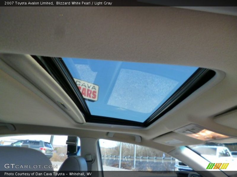 Blizzard White Pearl / Light Gray 2007 Toyota Avalon Limited