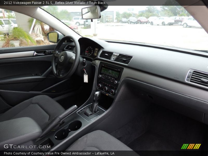 Reflex Silver Metallic / Titan Black 2012 Volkswagen Passat 2.5L S