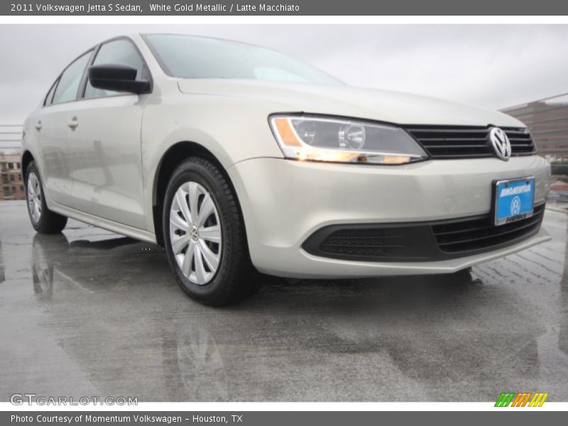 White Gold Metallic / Latte Macchiato 2011 Volkswagen Jetta S Sedan