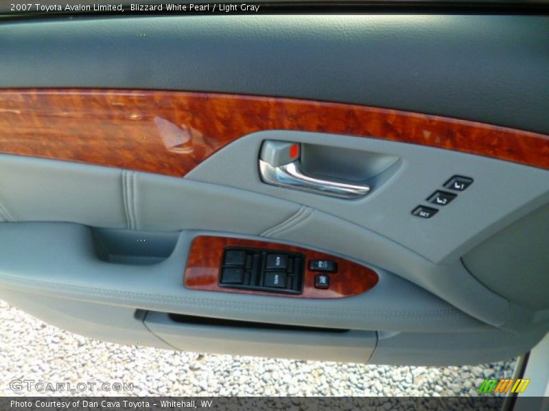 Blizzard White Pearl / Light Gray 2007 Toyota Avalon Limited