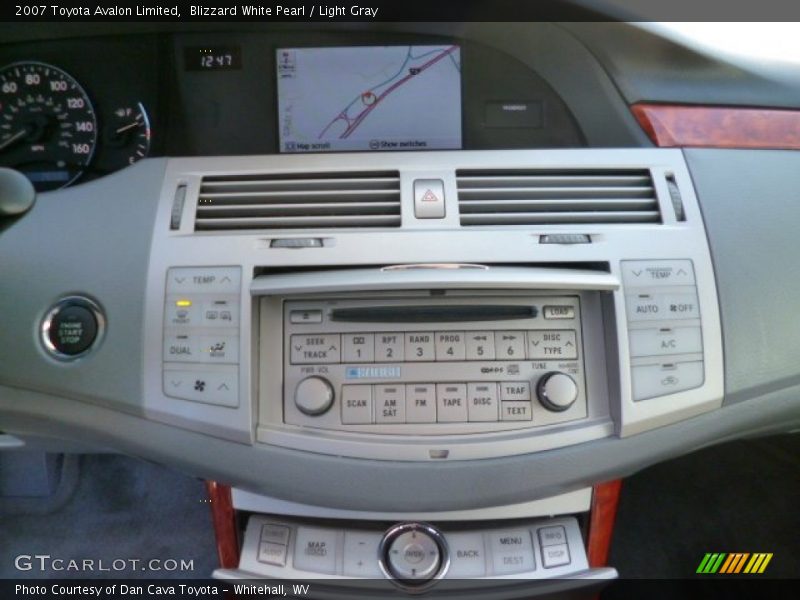 Blizzard White Pearl / Light Gray 2007 Toyota Avalon Limited