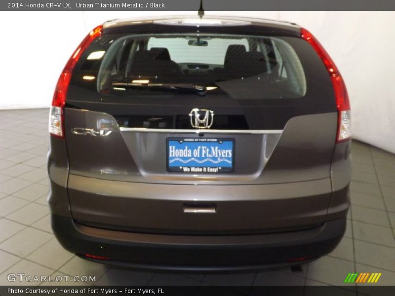 Urban Titanium Metallic / Black 2014 Honda CR-V LX