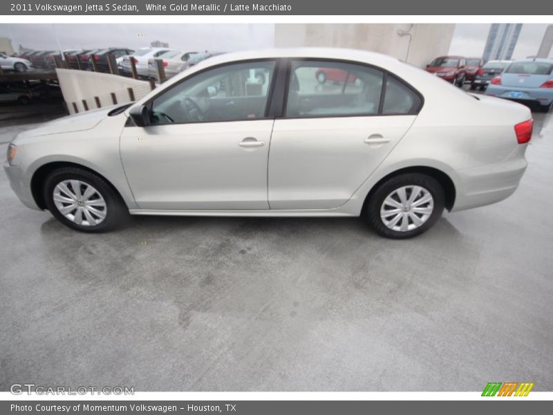 White Gold Metallic / Latte Macchiato 2011 Volkswagen Jetta S Sedan