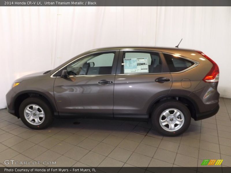 Urban Titanium Metallic / Black 2014 Honda CR-V LX