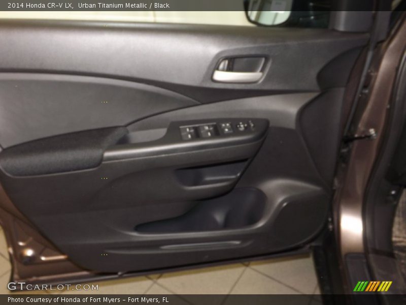 Urban Titanium Metallic / Black 2014 Honda CR-V LX