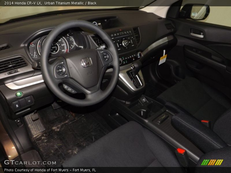 Urban Titanium Metallic / Black 2014 Honda CR-V LX