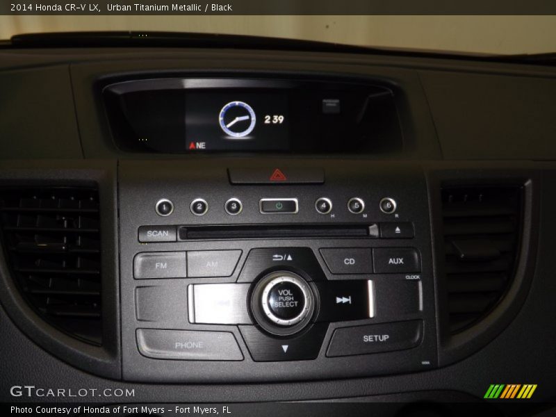 Urban Titanium Metallic / Black 2014 Honda CR-V LX