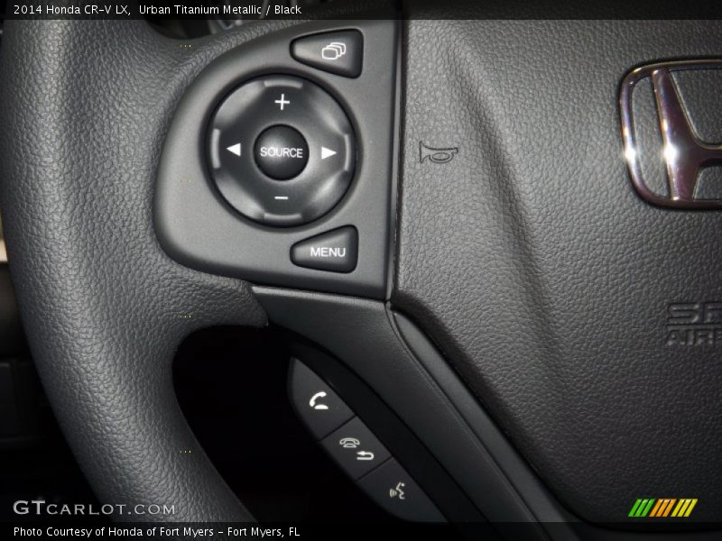 Urban Titanium Metallic / Black 2014 Honda CR-V LX
