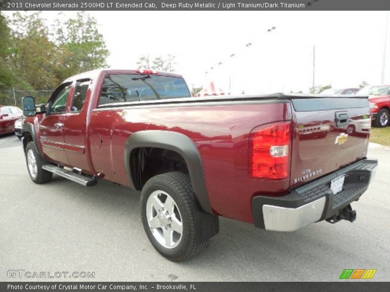 Deep Ruby Metallic / Light Titanium/Dark Titanium 2013 Chevrolet Silverado 2500HD LT Extended Cab