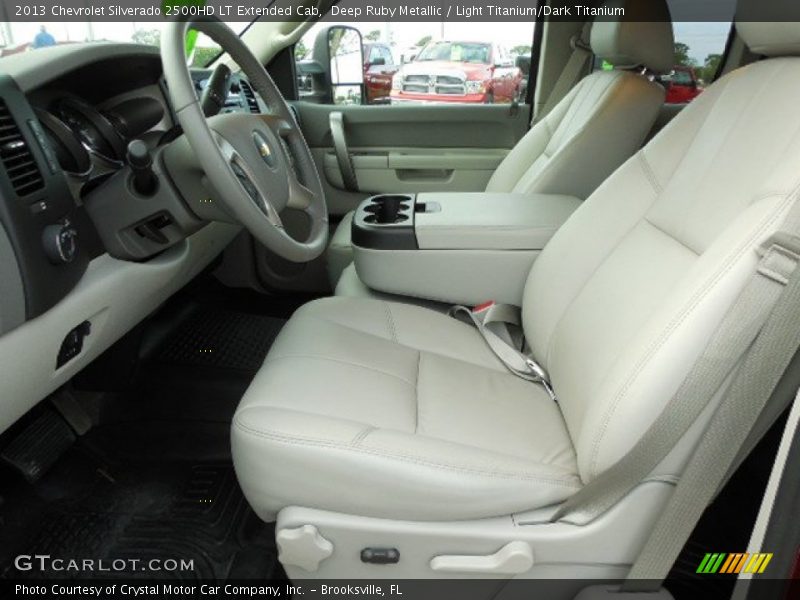  2013 Silverado 2500HD LT Extended Cab Light Titanium/Dark Titanium Interior