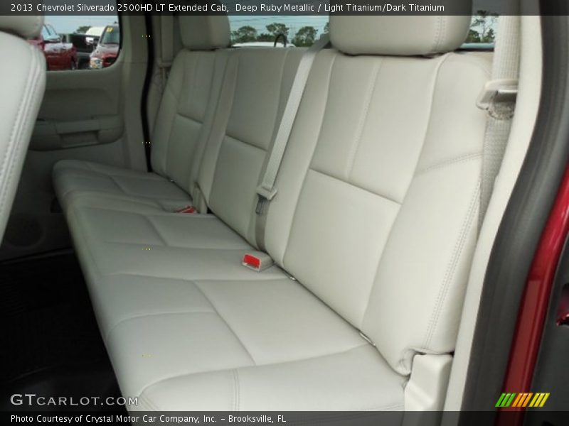 Rear Seat of 2013 Silverado 2500HD LT Extended Cab