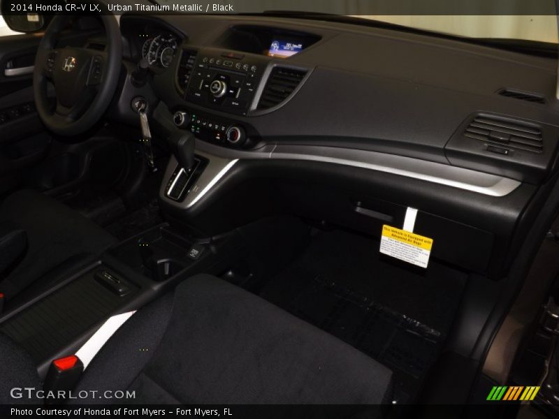 Urban Titanium Metallic / Black 2014 Honda CR-V LX