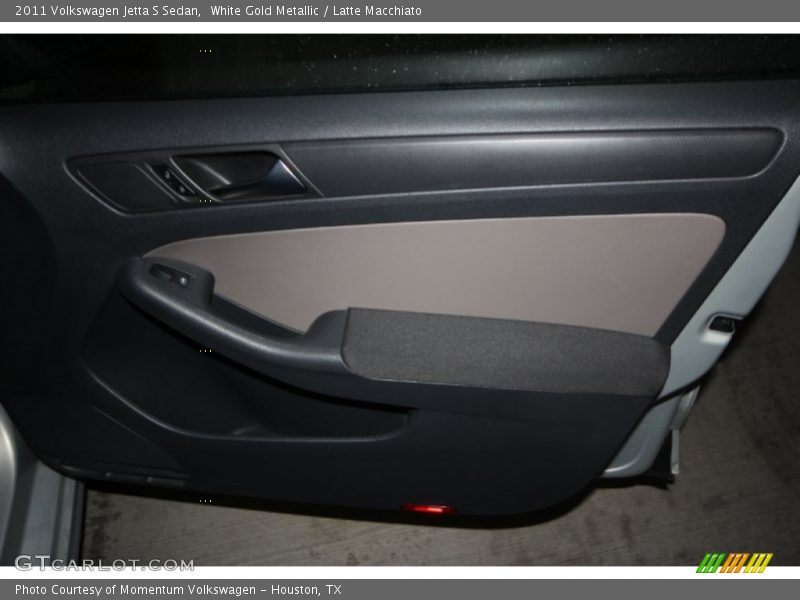 White Gold Metallic / Latte Macchiato 2011 Volkswagen Jetta S Sedan
