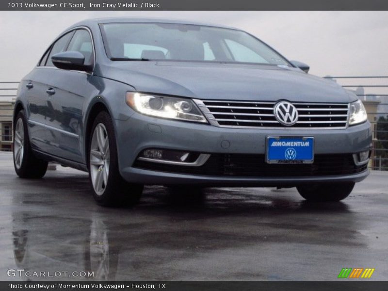 Iron Gray Metallic / Black 2013 Volkswagen CC Sport