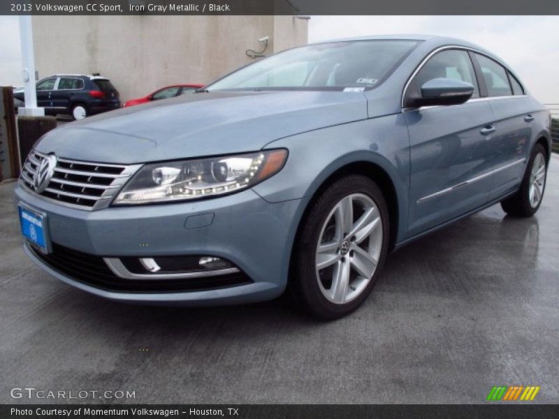 Iron Gray Metallic / Black 2013 Volkswagen CC Sport