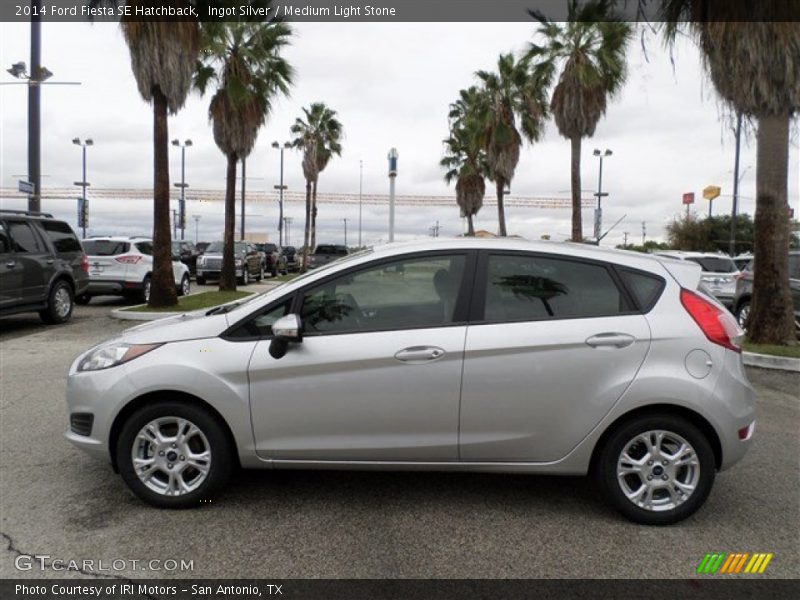 Ingot Silver / Medium Light Stone 2014 Ford Fiesta SE Hatchback