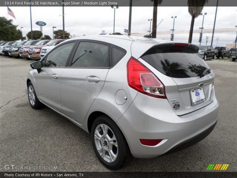 Ingot Silver / Medium Light Stone 2014 Ford Fiesta SE Hatchback