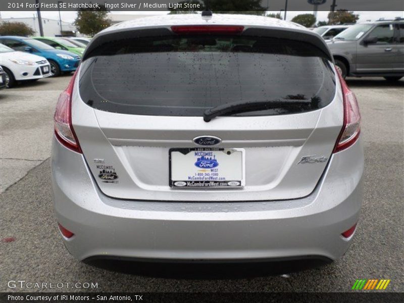 Ingot Silver / Medium Light Stone 2014 Ford Fiesta SE Hatchback