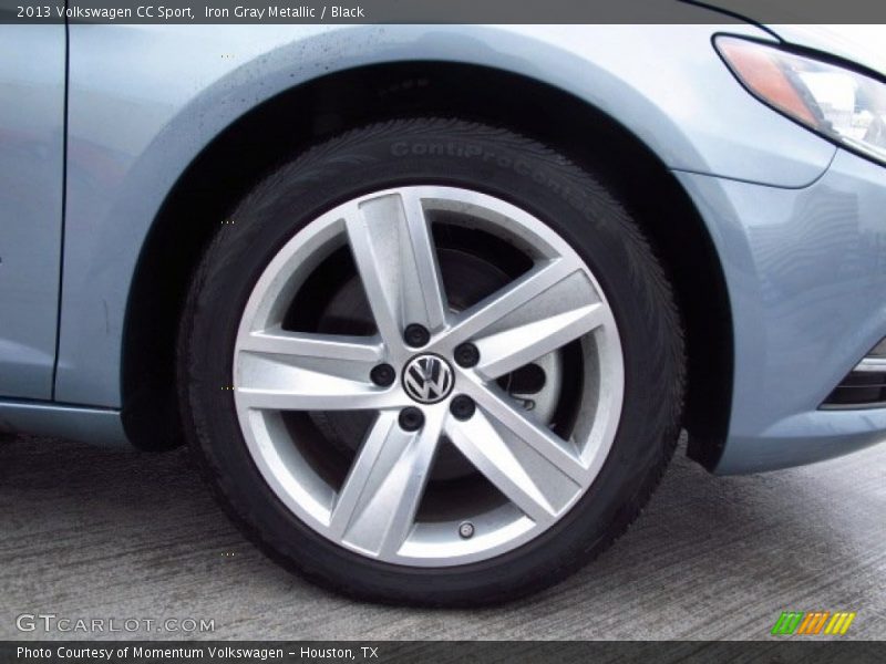 Iron Gray Metallic / Black 2013 Volkswagen CC Sport