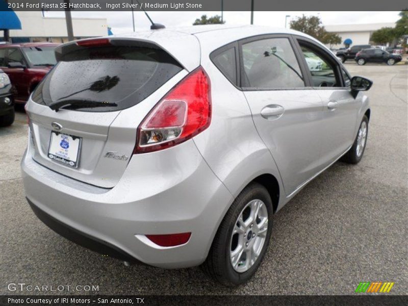 Ingot Silver / Medium Light Stone 2014 Ford Fiesta SE Hatchback
