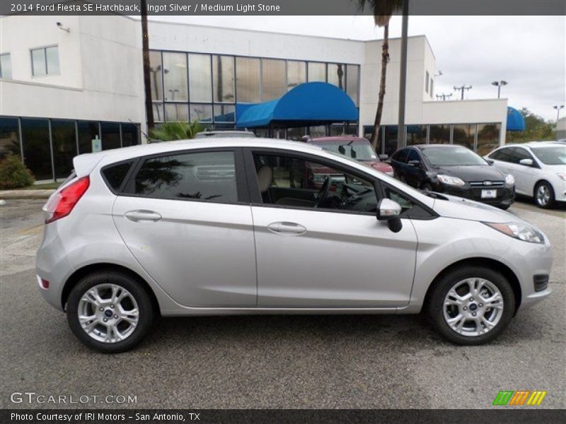 Ingot Silver / Medium Light Stone 2014 Ford Fiesta SE Hatchback