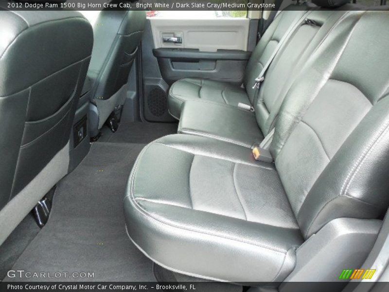 Bright White / Dark Slate Gray/Medium Graystone 2012 Dodge Ram 1500 Big Horn Crew Cab