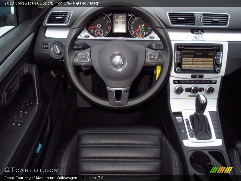 Iron Gray Metallic / Black 2013 Volkswagen CC Sport