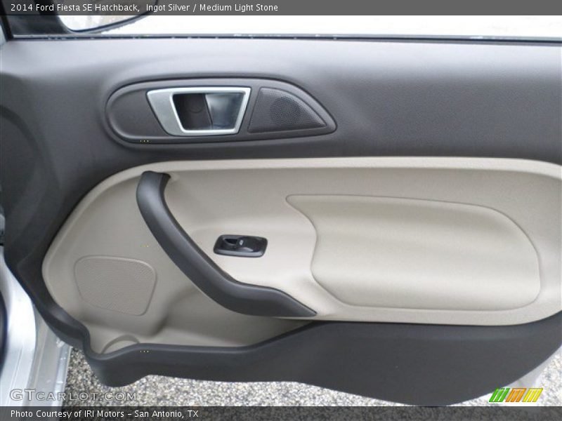 Ingot Silver / Medium Light Stone 2014 Ford Fiesta SE Hatchback