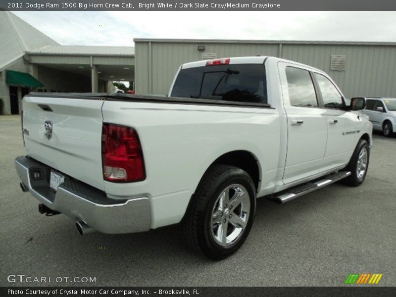 Bright White / Dark Slate Gray/Medium Graystone 2012 Dodge Ram 1500 Big Horn Crew Cab
