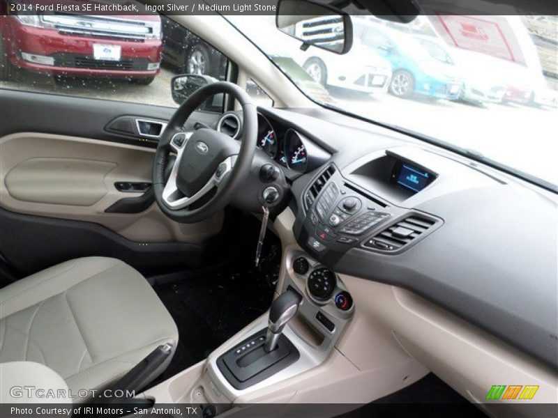Ingot Silver / Medium Light Stone 2014 Ford Fiesta SE Hatchback