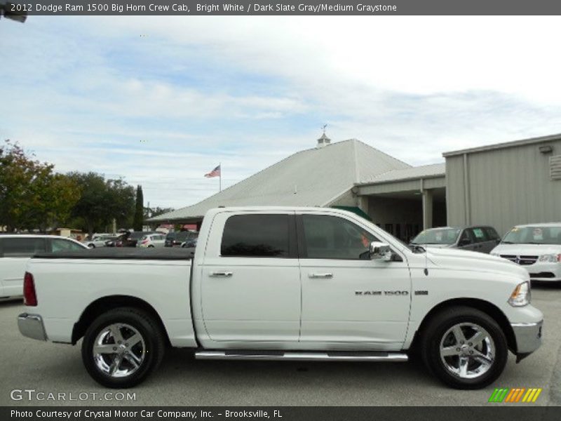 Bright White / Dark Slate Gray/Medium Graystone 2012 Dodge Ram 1500 Big Horn Crew Cab