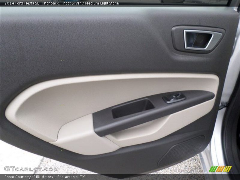 Ingot Silver / Medium Light Stone 2014 Ford Fiesta SE Hatchback