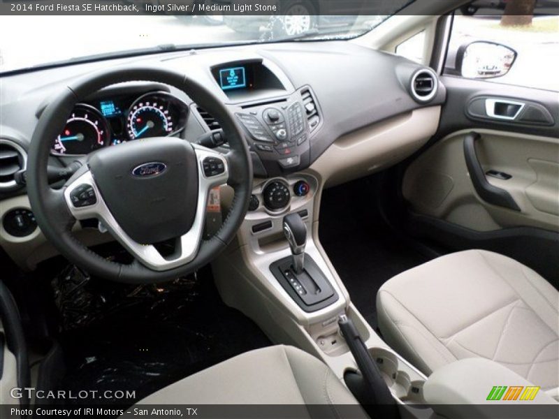 Ingot Silver / Medium Light Stone 2014 Ford Fiesta SE Hatchback