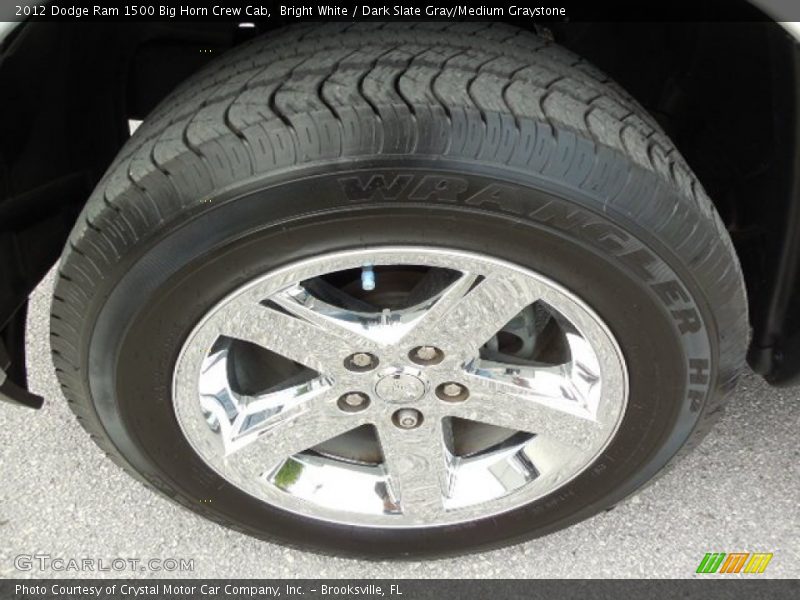 Bright White / Dark Slate Gray/Medium Graystone 2012 Dodge Ram 1500 Big Horn Crew Cab