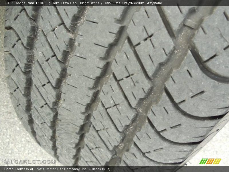 Bright White / Dark Slate Gray/Medium Graystone 2012 Dodge Ram 1500 Big Horn Crew Cab