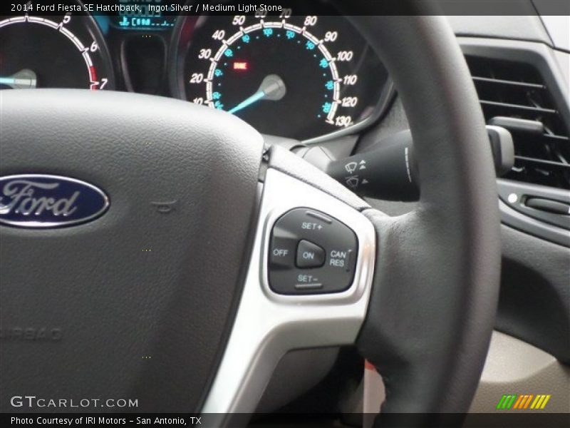 Ingot Silver / Medium Light Stone 2014 Ford Fiesta SE Hatchback