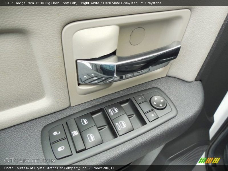Bright White / Dark Slate Gray/Medium Graystone 2012 Dodge Ram 1500 Big Horn Crew Cab