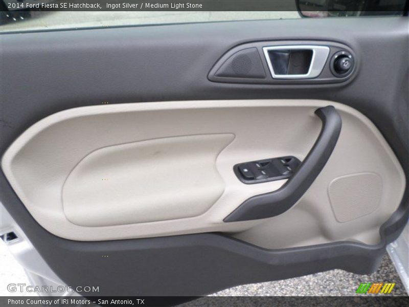 Ingot Silver / Medium Light Stone 2014 Ford Fiesta SE Hatchback