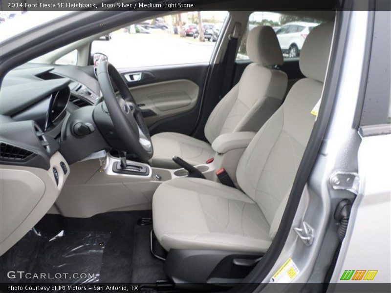 Ingot Silver / Medium Light Stone 2014 Ford Fiesta SE Hatchback