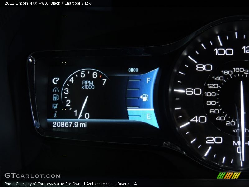 Black / Charcoal Black 2012 Lincoln MKX AWD