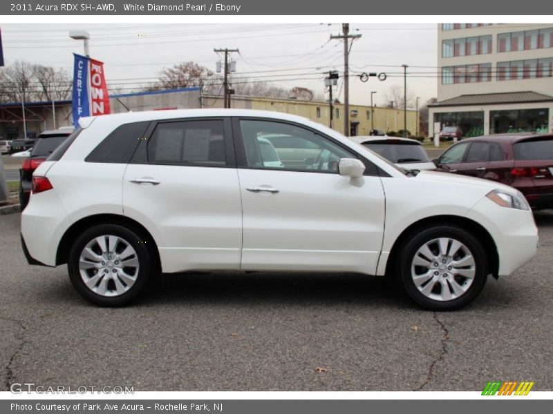 White Diamond Pearl / Ebony 2011 Acura RDX SH-AWD