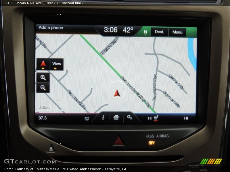 Black / Charcoal Black 2012 Lincoln MKX AWD