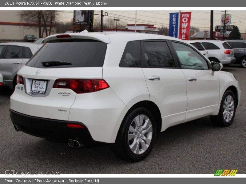 White Diamond Pearl / Ebony 2011 Acura RDX SH-AWD