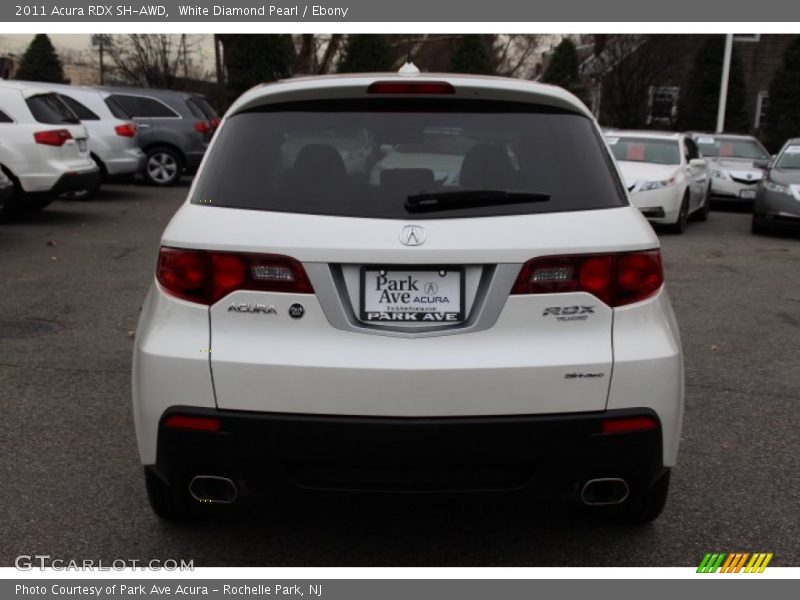 White Diamond Pearl / Ebony 2011 Acura RDX SH-AWD