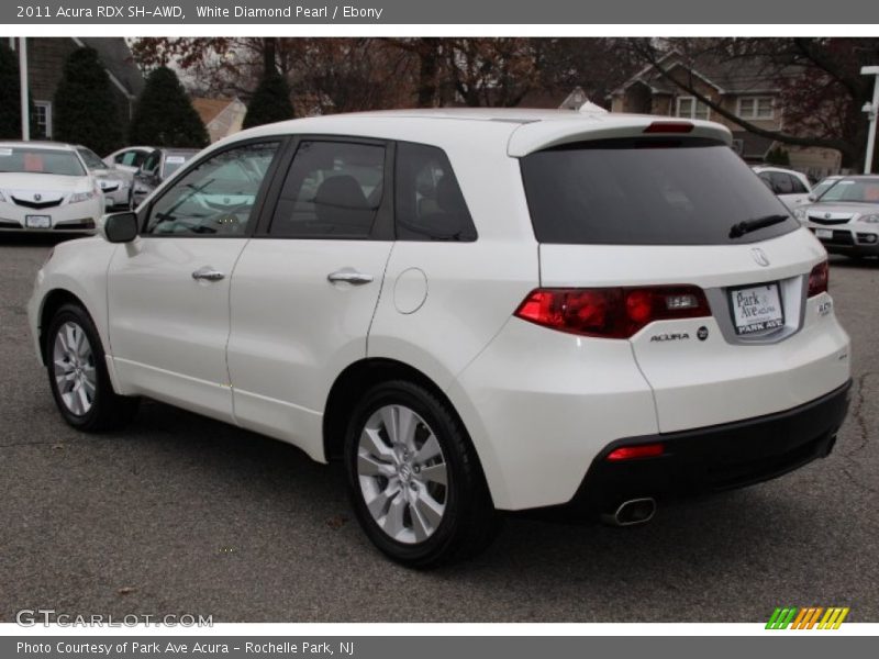 White Diamond Pearl / Ebony 2011 Acura RDX SH-AWD